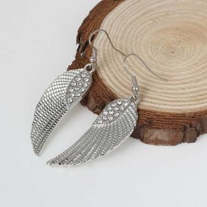 Angel Wing Crystal Earrings